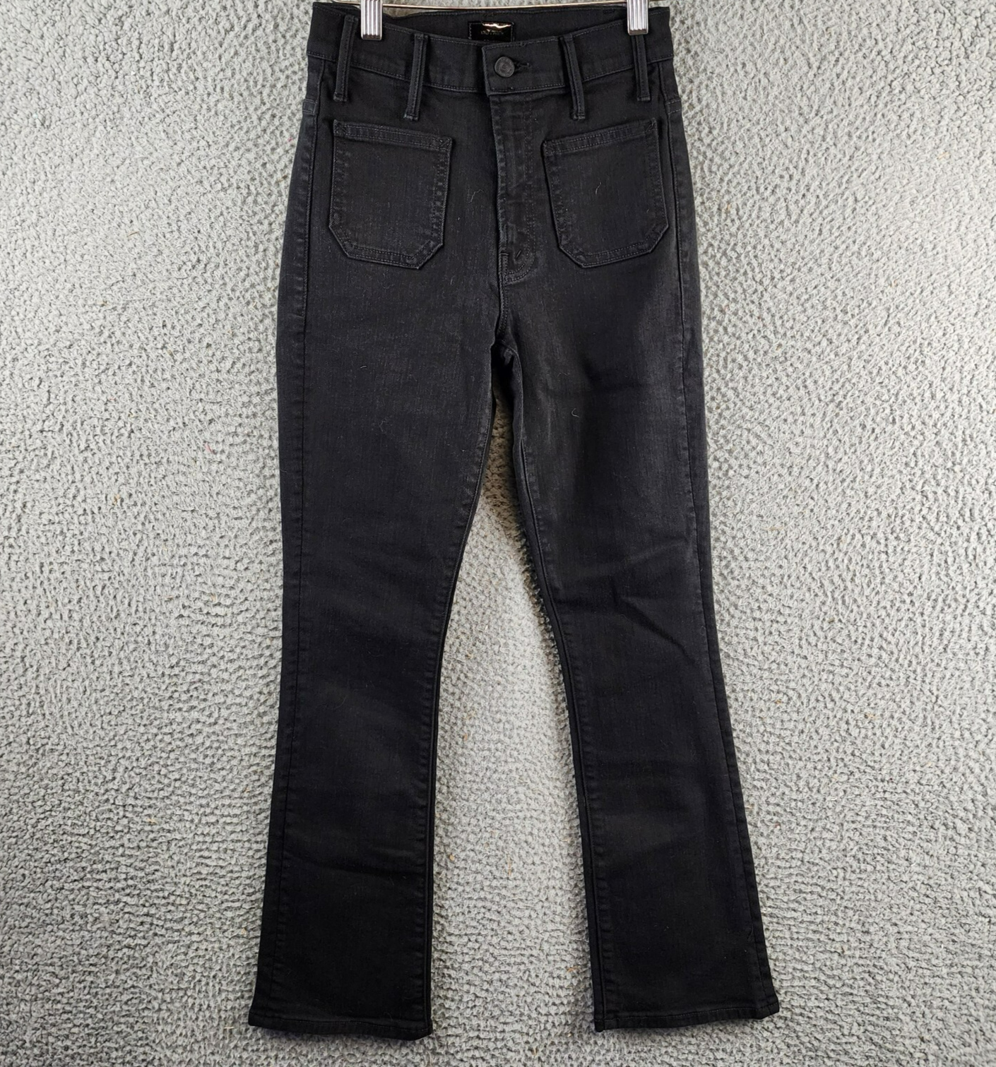 MOTHER The Patch Pocket Insider Ankle High Rise Jeans Womens 24 Pitch Button Zip - Picture 2 of 18