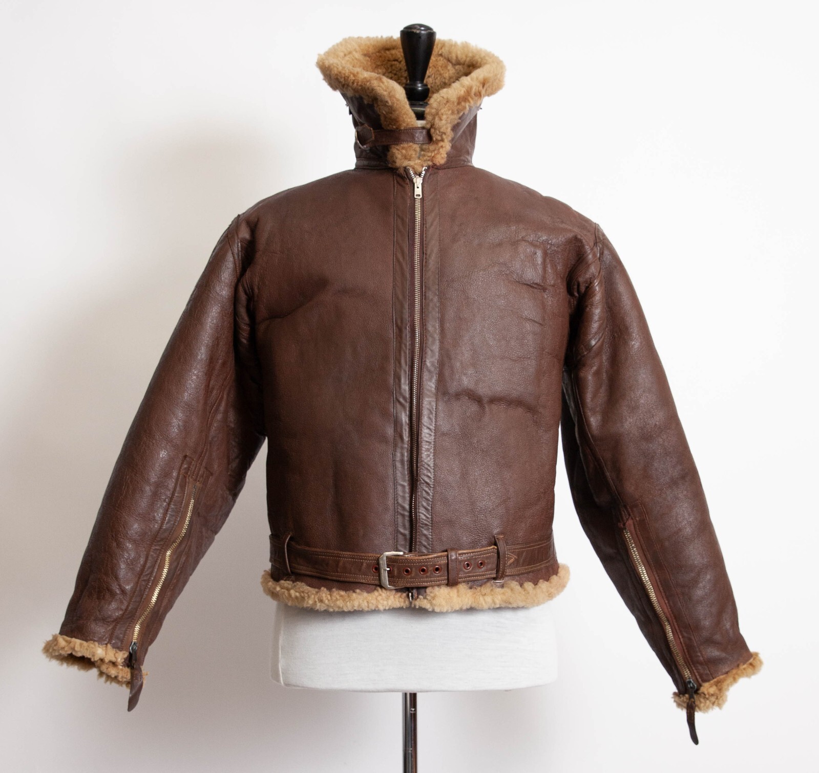 Original Early WW2 RAF Irvin Flying Jacket Small 36 - 38