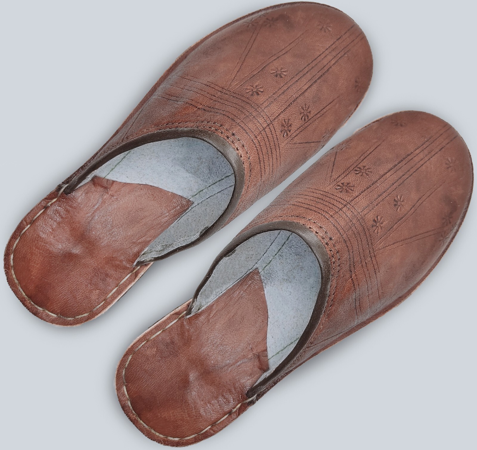Traditional Moroccan Handmade Leather Slippers Moroccan