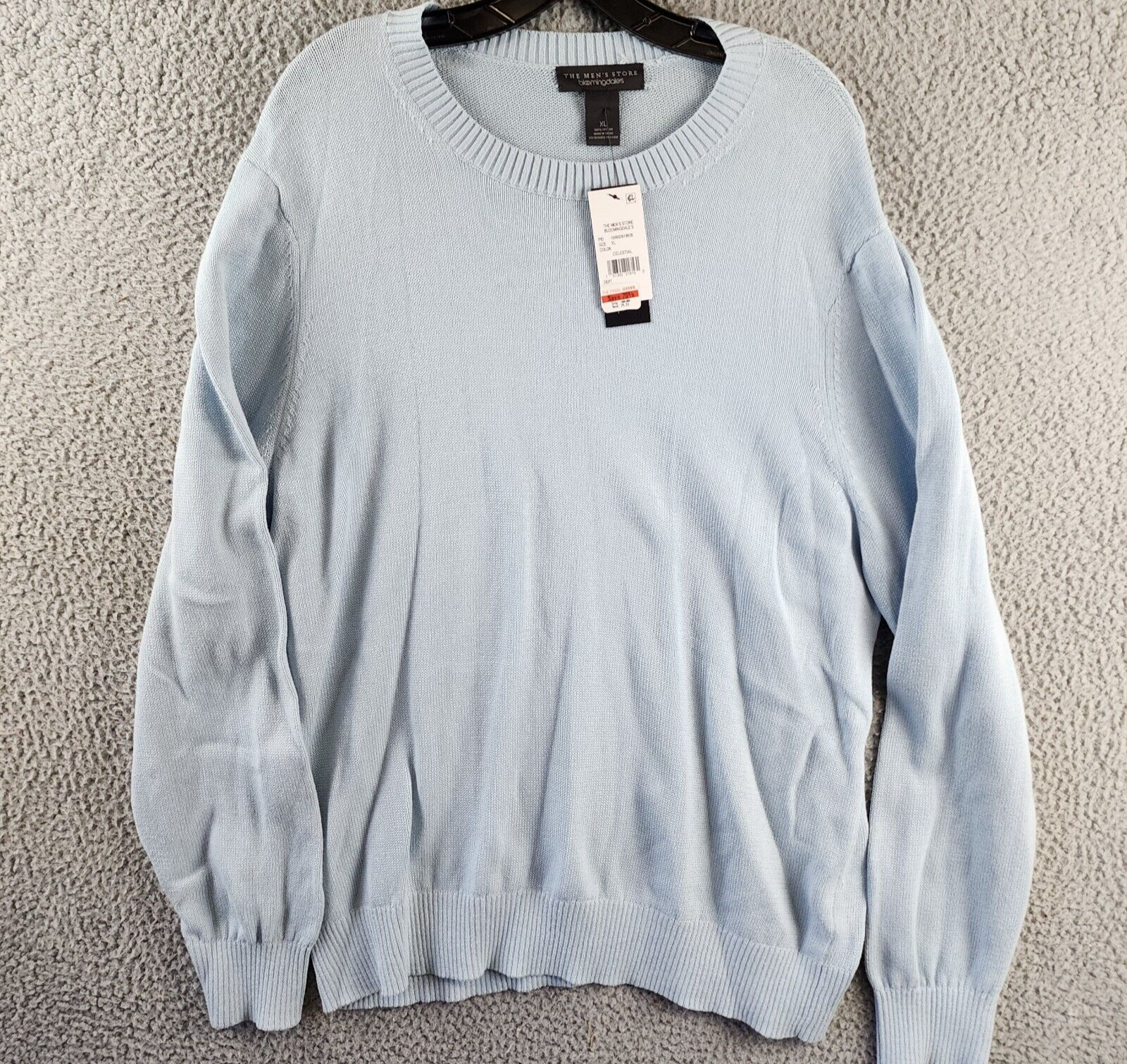 The Men's Store at Bloomingdale's Crewneck Sweater Men's XL Celestial Pullover - Picture 1 of 12