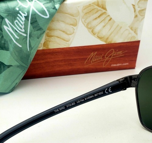 Pre-owned Maui Jim Polarized  The Bird Sunglasses Mj 835-02c Gunmetal Frame Grey Lenses In Gray