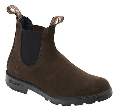 Pre-owned Blundstone Australian Elastic Sided Boot Lined Model 2410 Brown