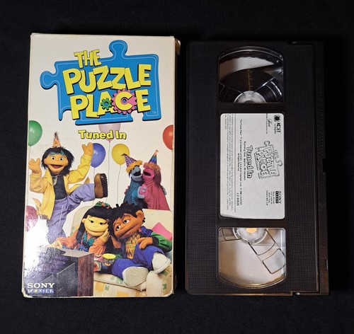 The Puzzle Place Tuned In VHS 1995 Rare Sony Wonder