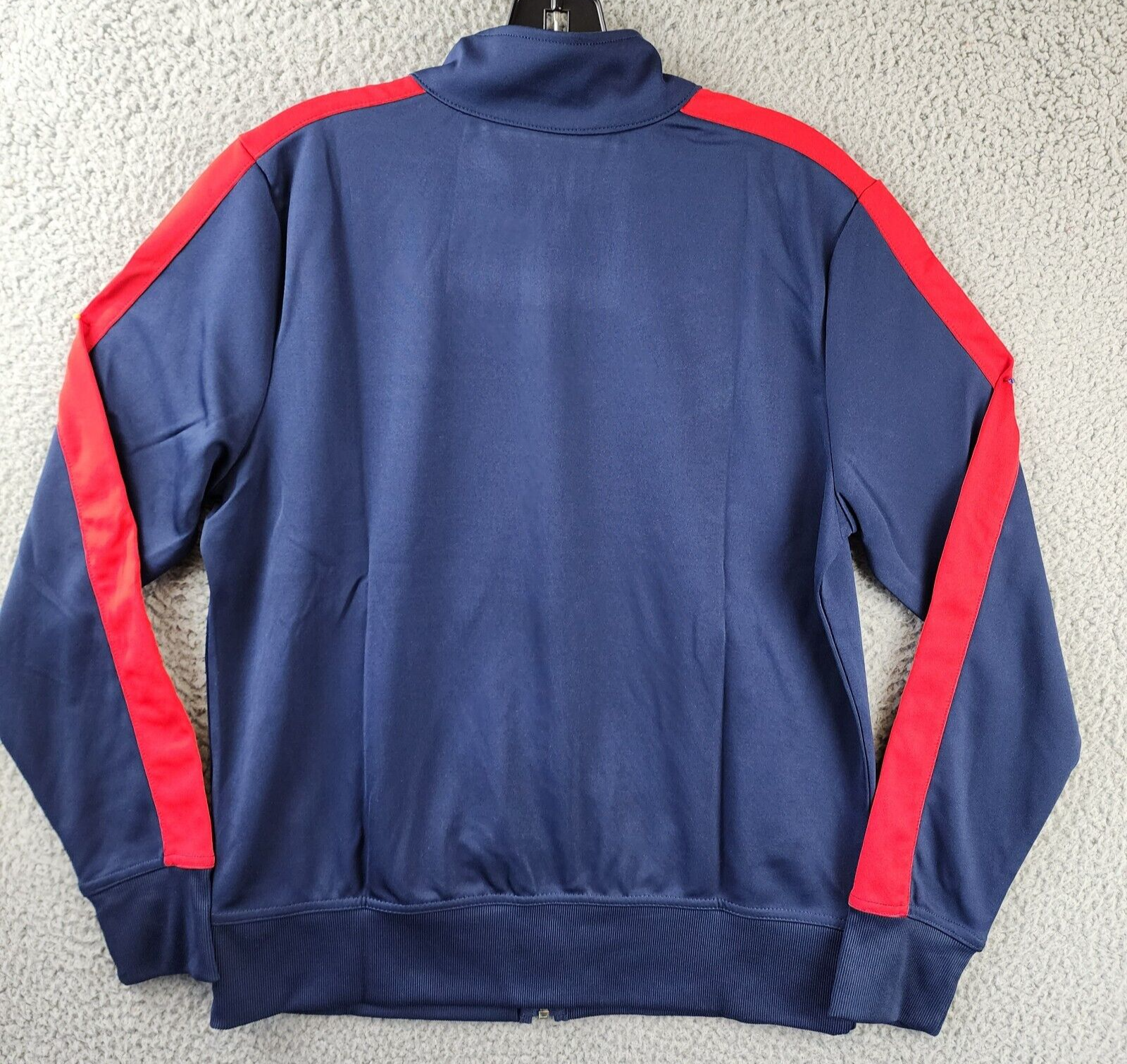 ID Ideology Stripe Sleeve Full Zip Track Jacket Women's M Navy/Red Long Sleeve - Picture 10 of 12