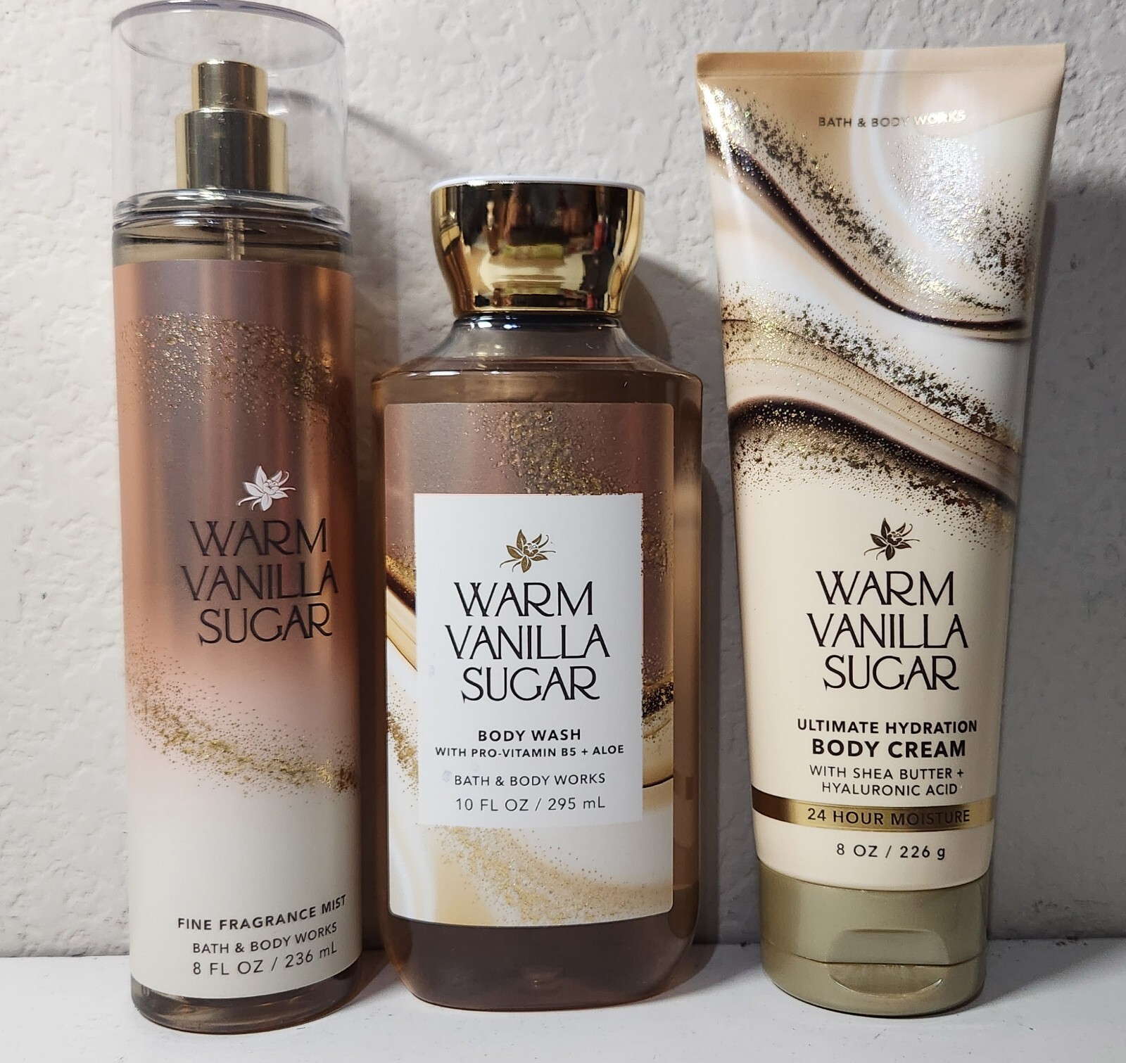 【Warm Vanilla Sugar】バスアンドボディーワークス　３本 Amazon.com : Bath & Body Works Warm Vanilla Sugar - 3 Pack