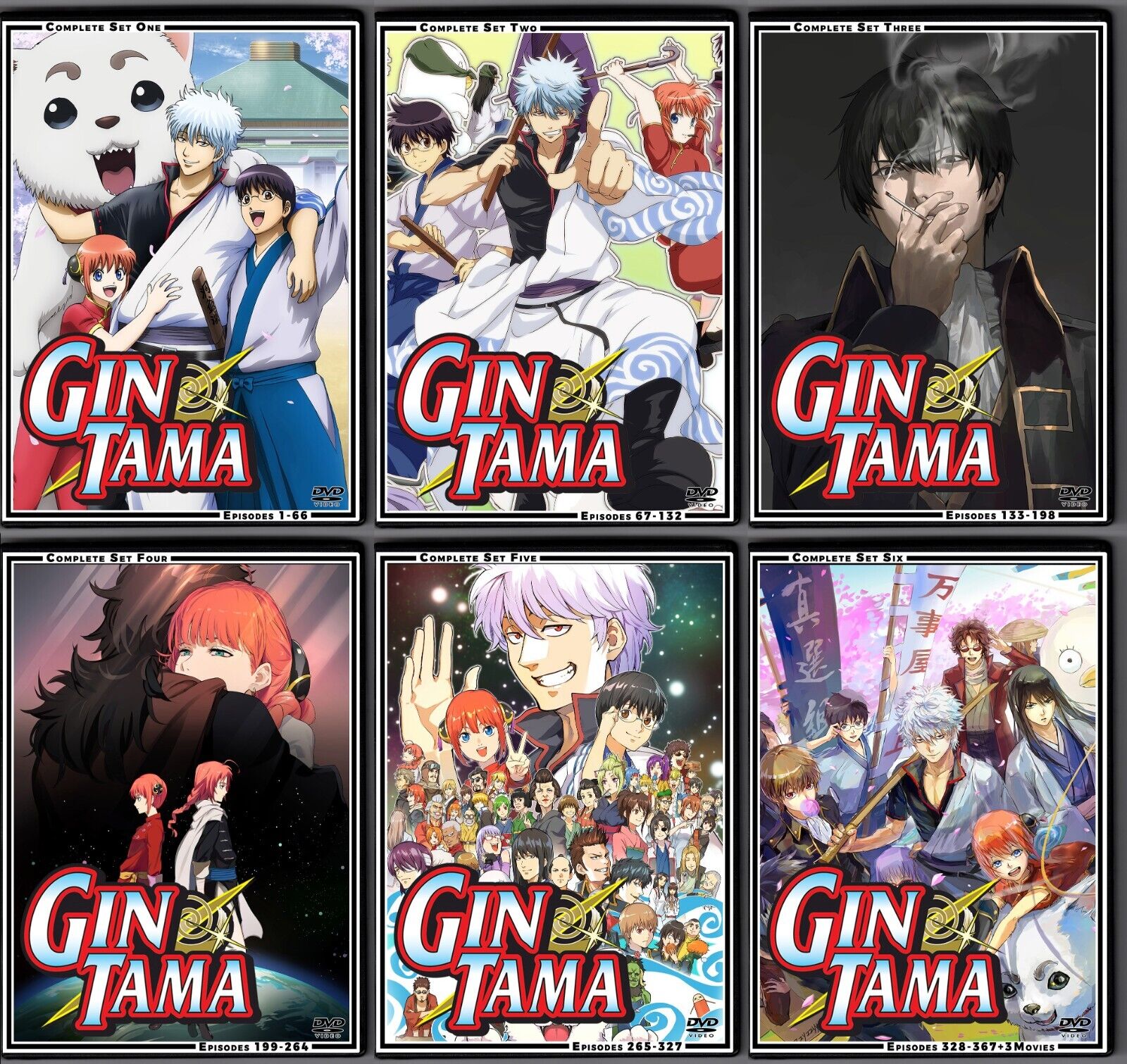Gintama Episodes 1 - 367 + 3 Movies The Complete Series 10 Seasons Anime DVDs | eBay Gintama Episodes 1 - 367 + 3 Movies The Complete Series 10 Seasons Anime DVDs | eBay