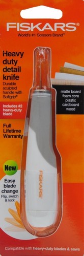 Fiskars 165100 Heavy Duty Detail Craft Knife No. 2 Blade