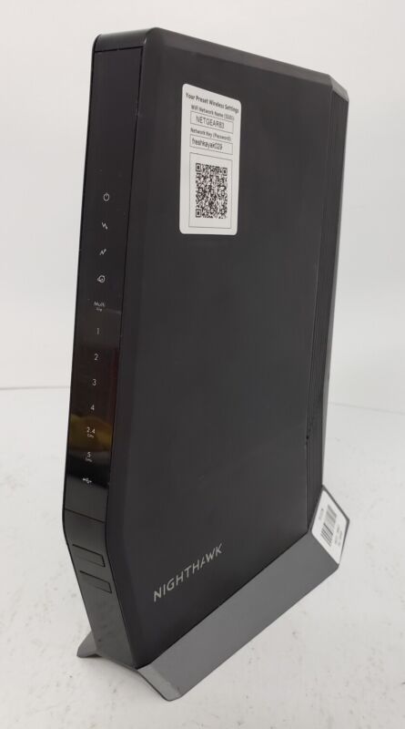Netgear Nighthawk AX8 AX6000 WiFi Cable Modem Router CAX80