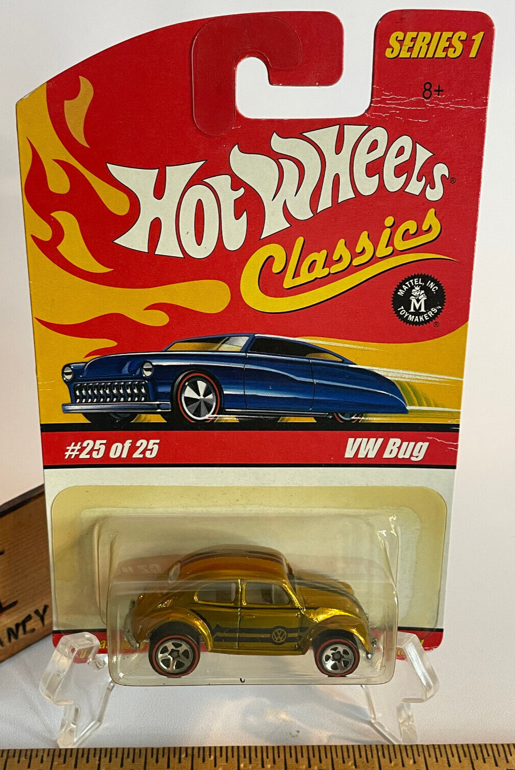 HOT WHEELS Classics Series 1 VW Bug Gold #25/25 Special