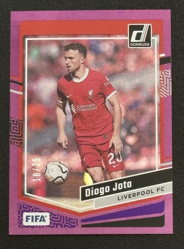Diogo Jota /25 2022-23 Donruss Soccer PINK PARALLEL #82 | eBay
