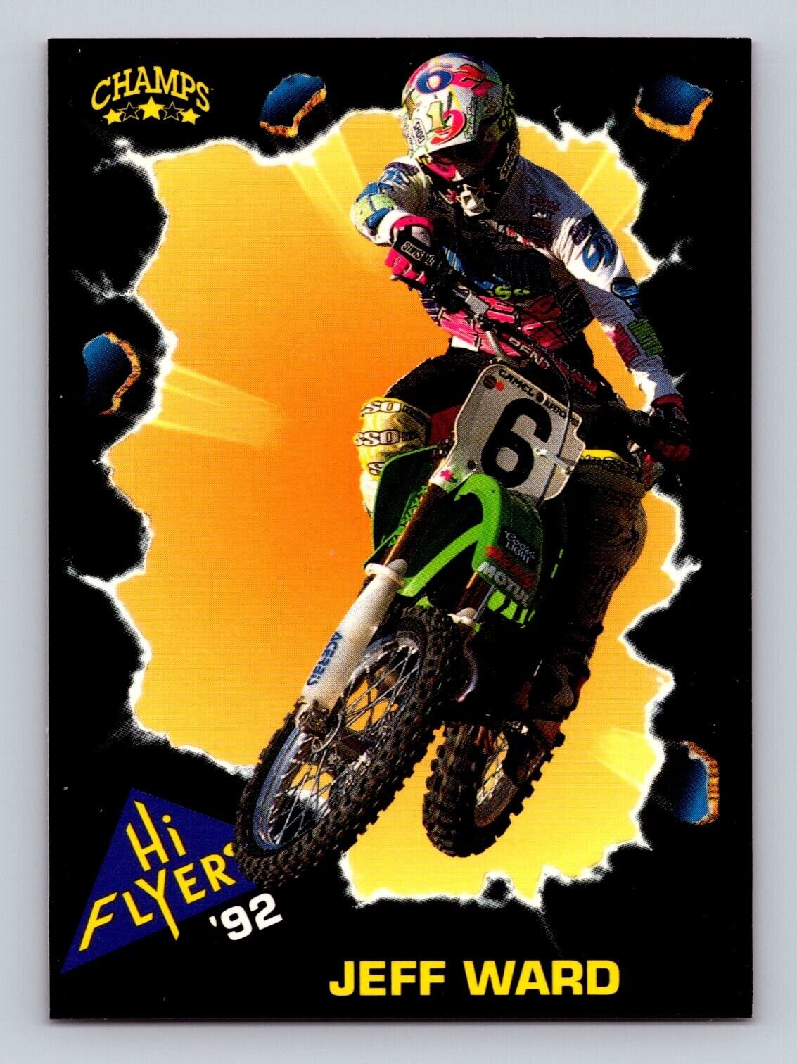 1992 Champs Hi Flyers 1992 #149 Jeff Ward Motocross Trading 1992 Champs Hi Flyers 1992 #149 Jeff Ward Motocross Trading