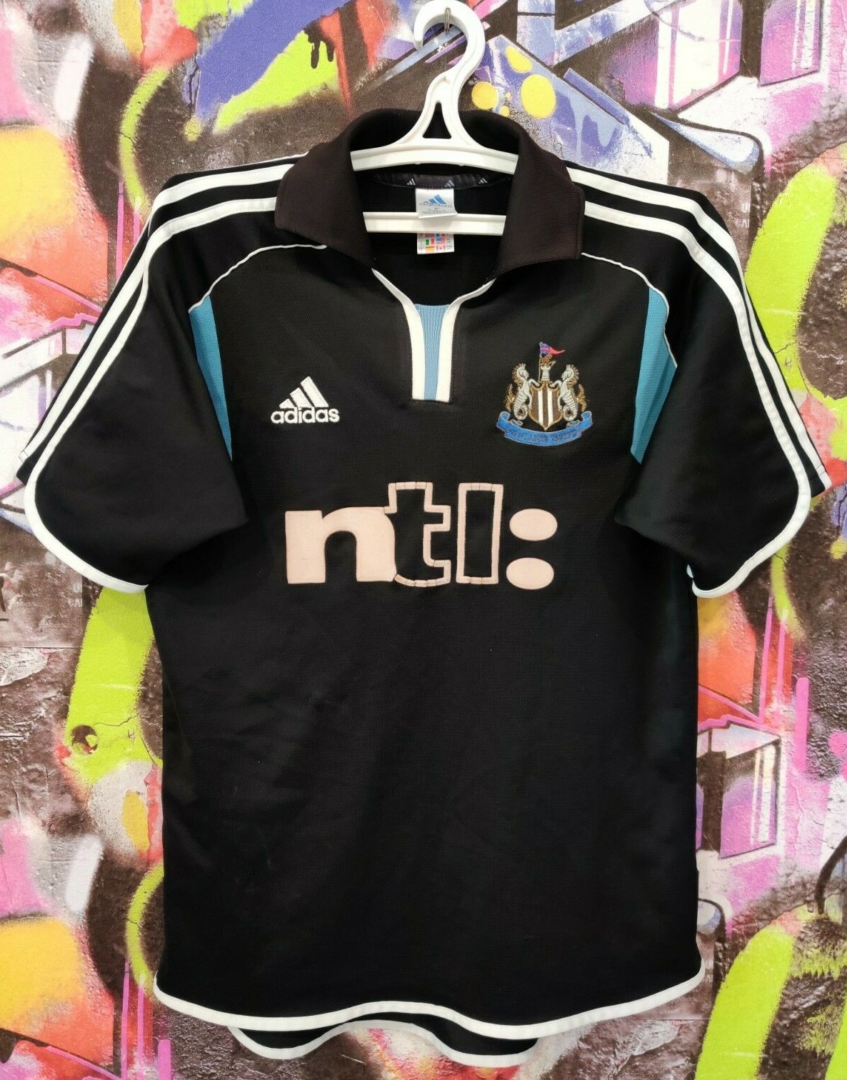 Newcastle United FC 2000 2001 Away Football Shirt Soccer