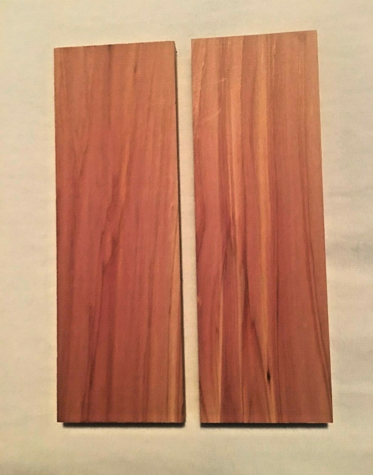 RED CEDAR KNIFE SCALES FOR YOUR KNIFE HANDLES VERY PRETTY-3/8