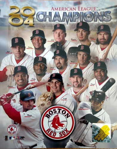 【希少】レッドソックス 2004年 WS Champions 記念フォト 希少】レッドソックス 2004年 WS Champions 記念フォト 希少