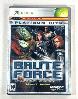 Brute Force (Microsoft Xbox, 2003) New Sealed Platinum Hits