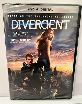 Divergent DVD 2014 Brand New Still Sealed REGION 1 plus FREE SHIPPING