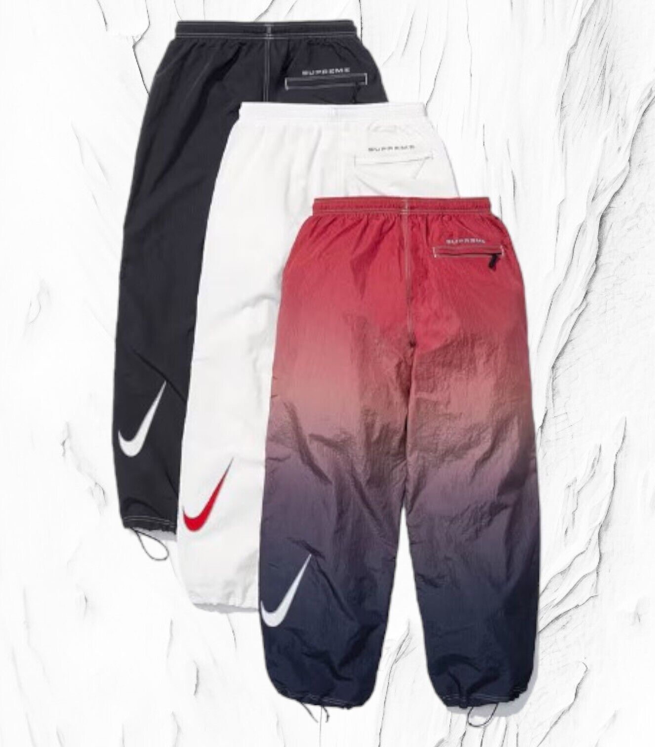 Supreme x Nike Ripstop Track Pant S-XL Limited 2024 SS Japan Supreme x Nike Ripstop Track Pant S-XL Limited 2024 SS Japan