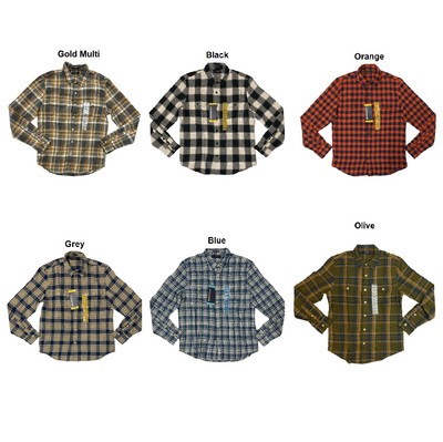 Фланелевая рубашка для тела от Lucky Brand Мужская рабочая одежда Humboldt