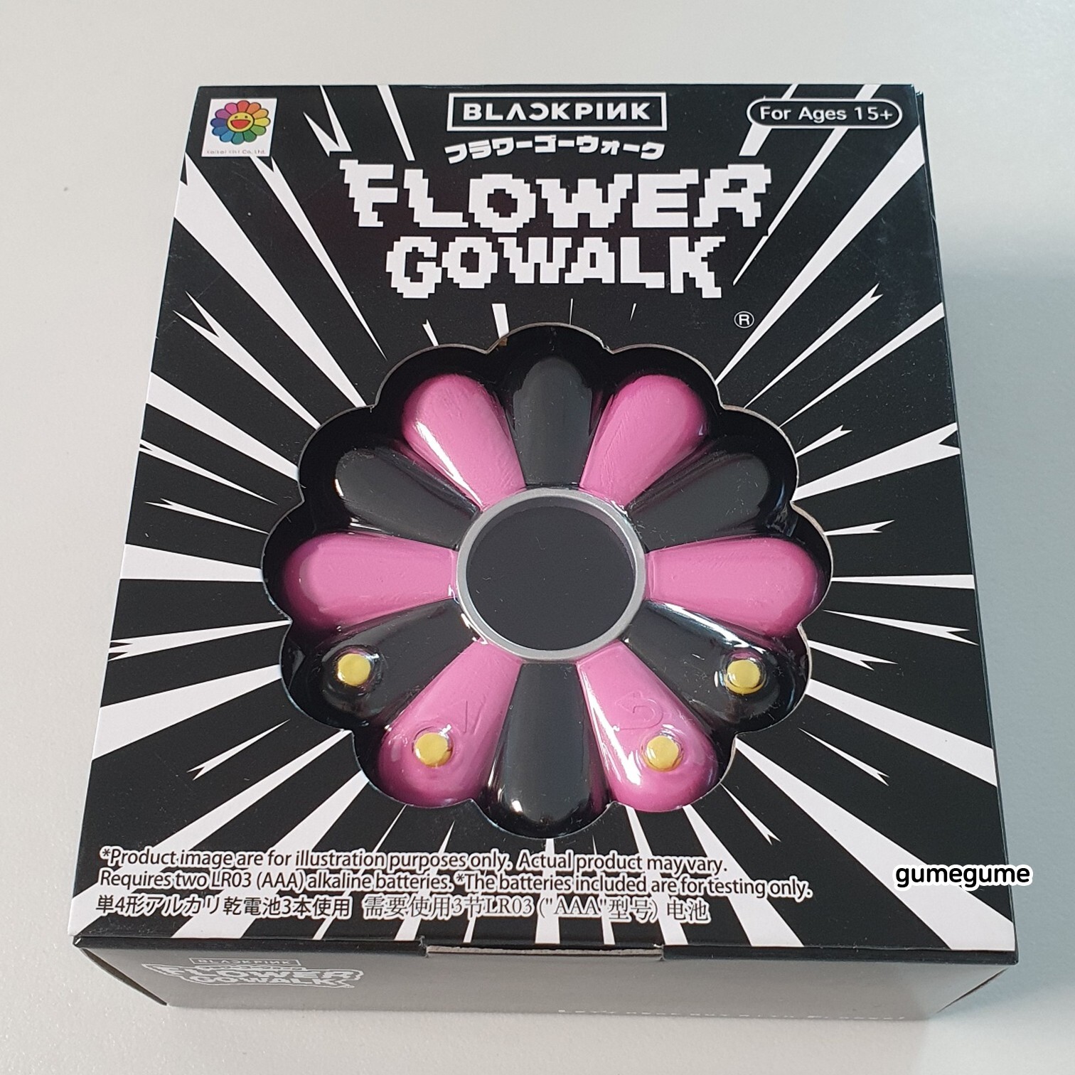 Takashi Murakami BLACKPINK Flower Go Walk Pink/Black Virtual