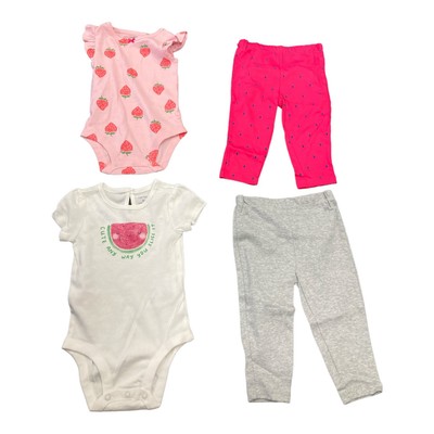 

Комплект из 4 предметов комбинезона Carters Baby Girls Fruit