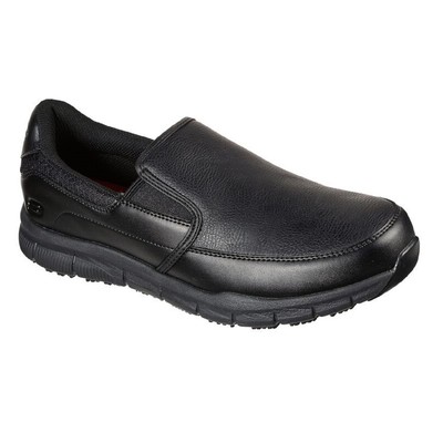 

Skechers Work Mens Nampa Groton Slip Resistant E/H Safety Foam Shoes