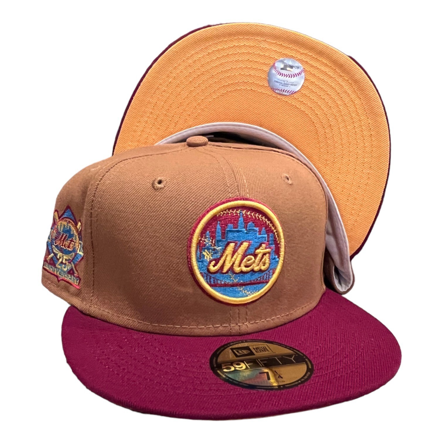 Newera 59fifty ニューヨークメッツ 25thアニバーサリー New Era New York Mets 59FIFTY Fitted Hat Cap 25th