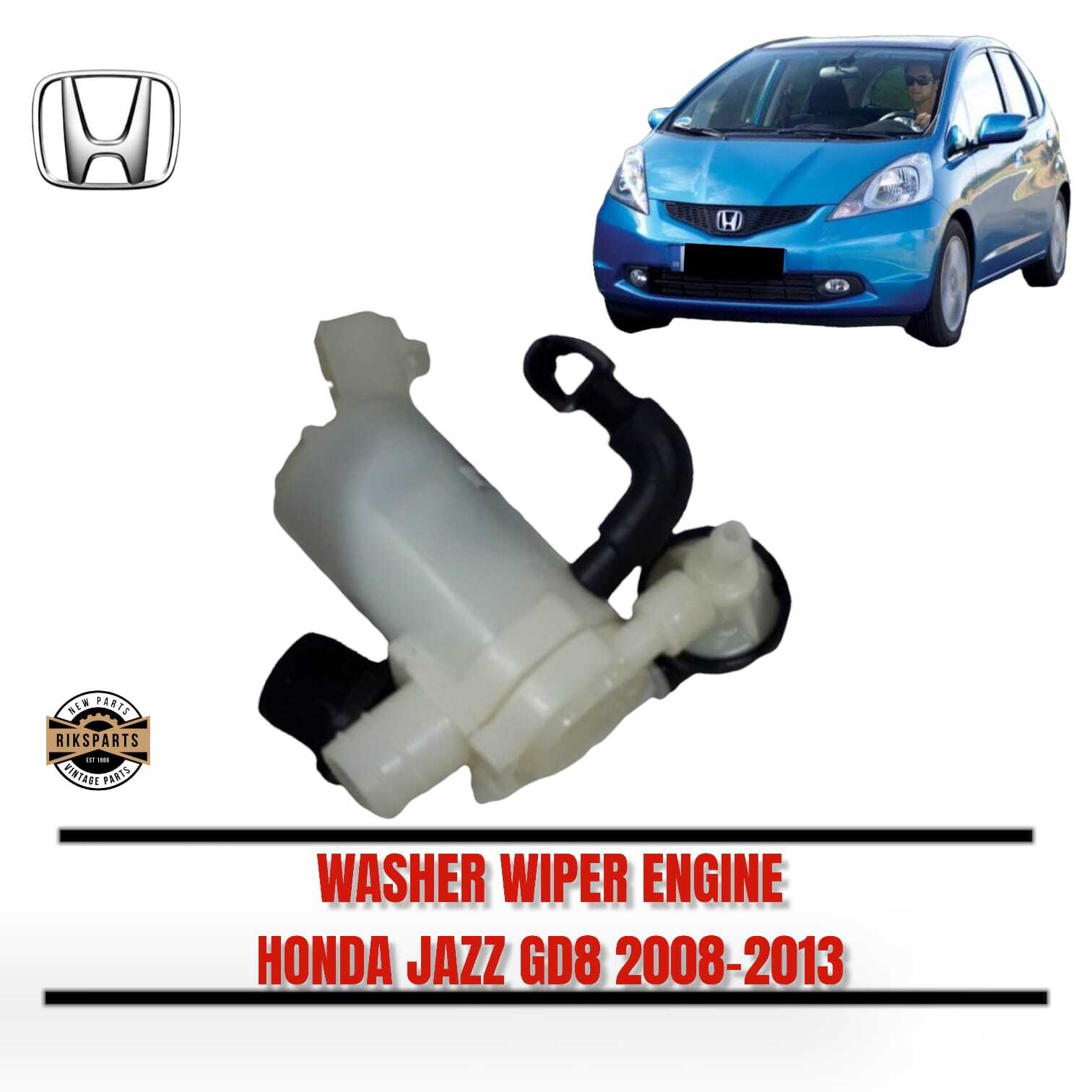 Honda Jazz Fit GE 2008 - 2013 Windshield Washer Pump Motor Honda Jazz Fit GE 2008 - 2013 Windshield Washer Pump Motor