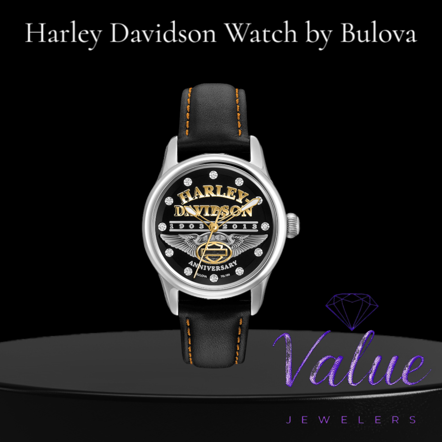 BULOVA HARLEYDAVIDSON ブローバ ハーレー 腕時計 BULOVA ブローバ 腕時計 ハーレーダヴィッドソン クロノ