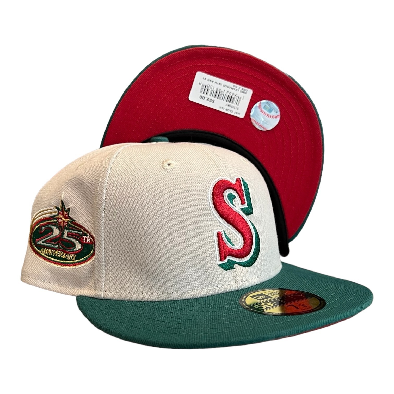 New Era Seattle Mariners Fields 59FIFTY Fitted Hat Stone