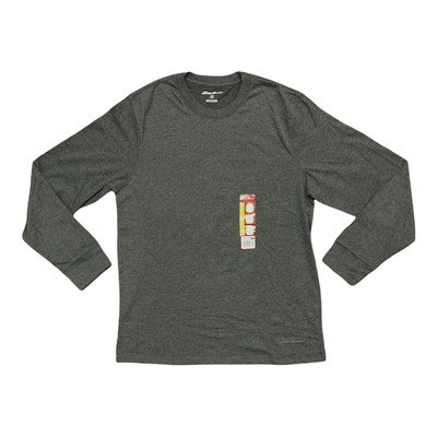 

Мужская футболка с круглым вырезом с длинным рукавом Eddie Bauer EMT4100S (вереско-угольный,, Heather charcoal