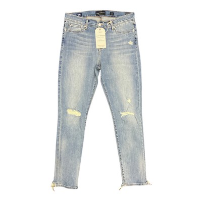 

Женские рваные джинсы со средней посадкой Lucky Brand со средней посадкой