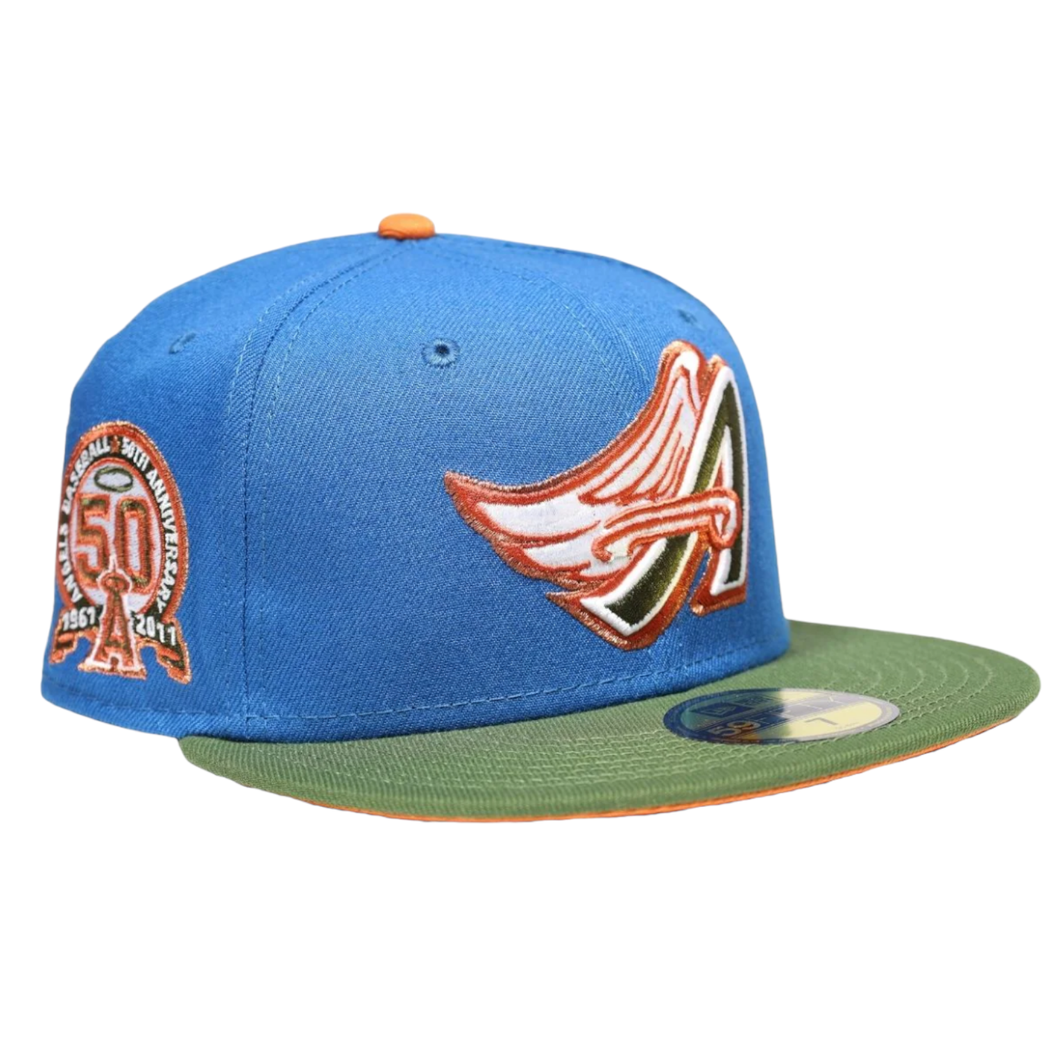 New Era Anaheim Angels 59FIFTY Fitted Hat Exclusive 50 Year