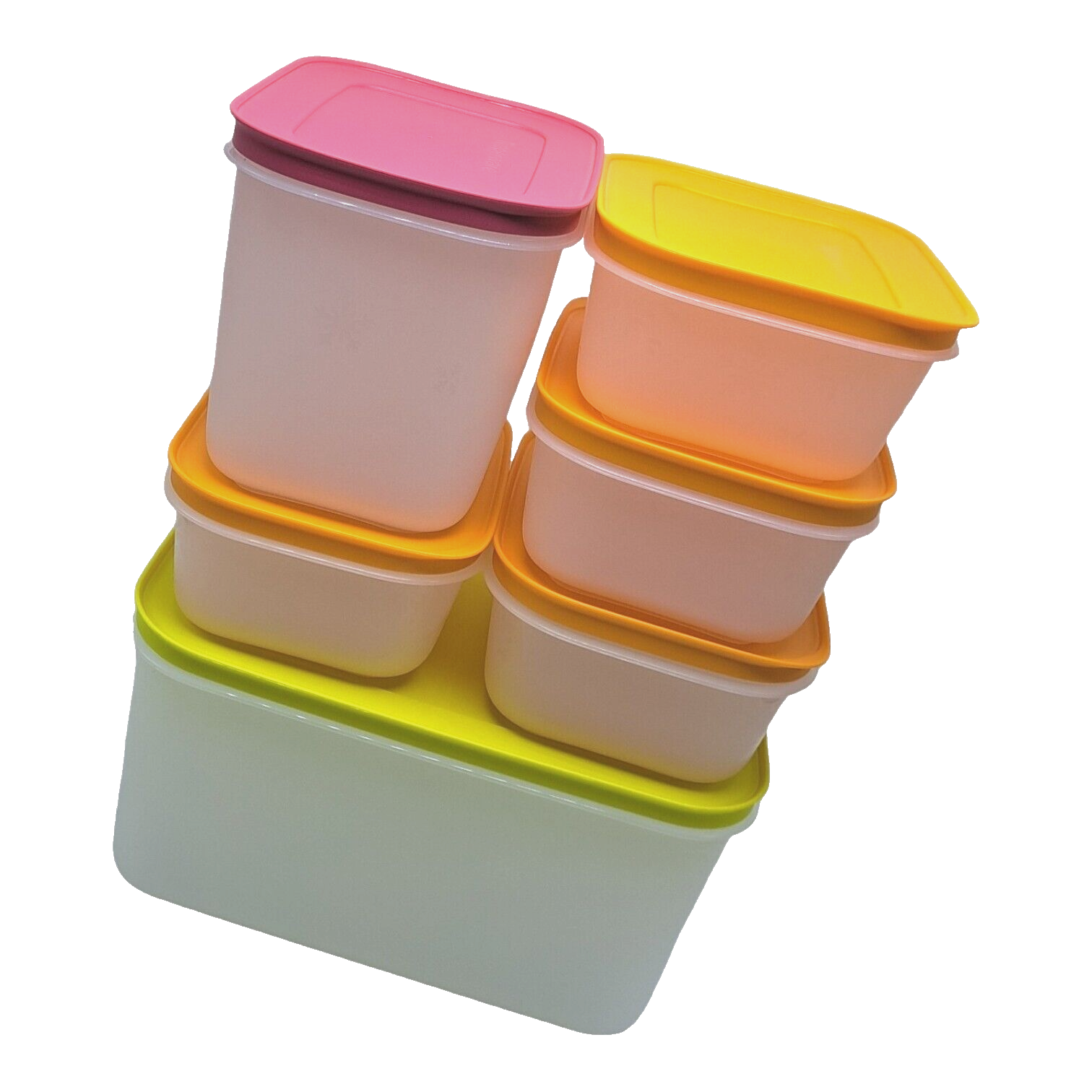 保存容器・ケース tupperware FREEZER MATES & Caribbean Amazon.com: Tupperware Freezer Mates 5 PIECE SET: 1,1 L (2