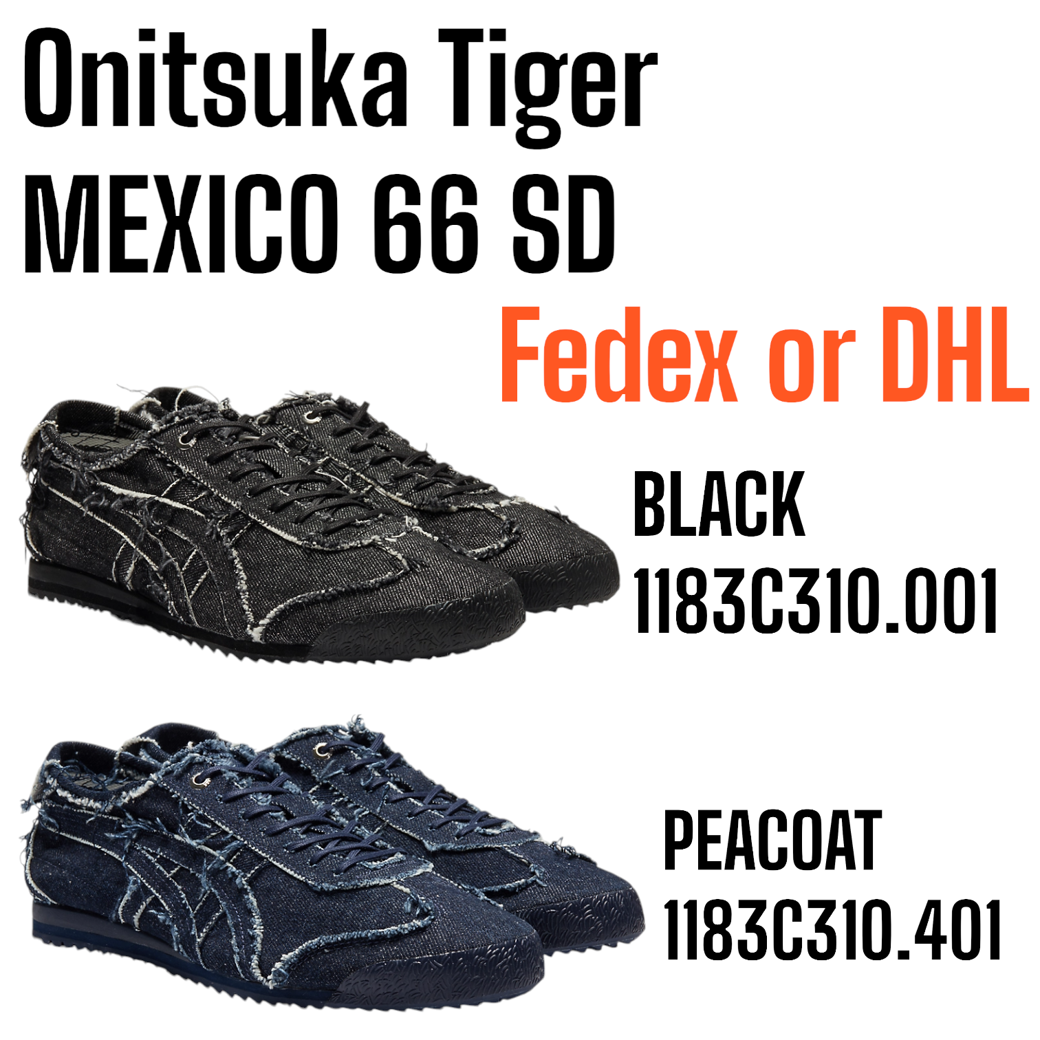 流行 Onitsuka 1183C310 PEACOAT Denim Japanese SD 66 MEXICO Tiger 知育玩具