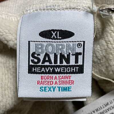 Pre-owned Saint Michael X Readymade Born & Raised Graffiti Hooded Sweatshirt Multi In Multicolor