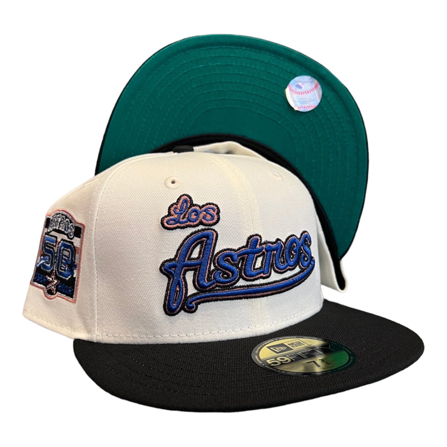 アメリカ取り寄せ、Astros 50周年記念キャップ 7 3/8です。 Exclusive New Era Houston Astros 50th Anniversary 59Fifty