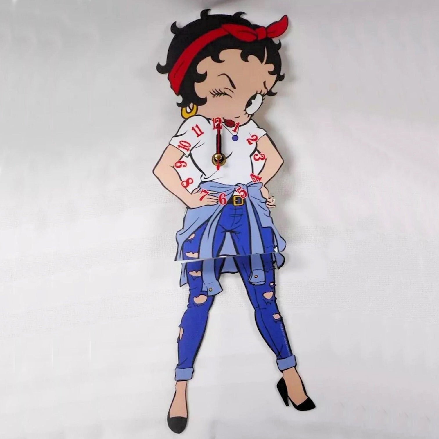 Betty Boop Swinging Legs - Attitude Wall Clock NEW IN BOX | eBay