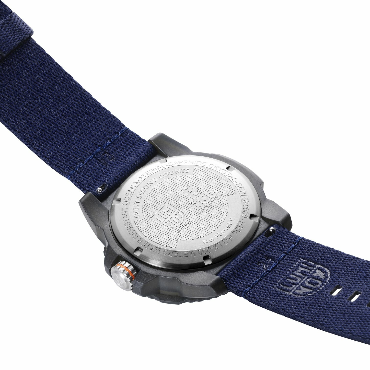 Pre-owned Luminox Xs.8903 Tide Recycled Ocean Material - Eco Series Quartz Men's Watch