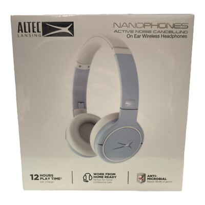 Наушники Altec Lansing NanoPhones ANC (ледяной синий)