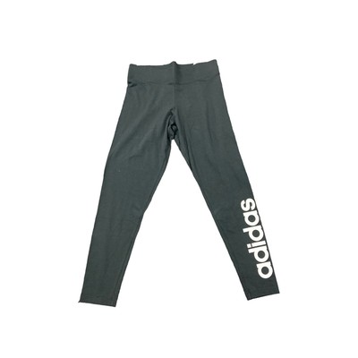 

Женские леггинсы с логотипом Adidas Essential Linear Elastic Waist Logo (черный/белый, Black/white