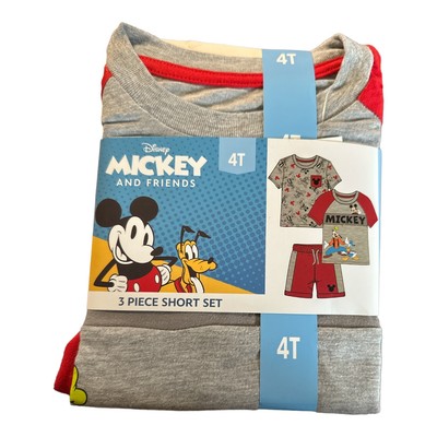 

Комплект из 3-х шорт и футболки для мальчика Disney and Friends, Mickey mouse