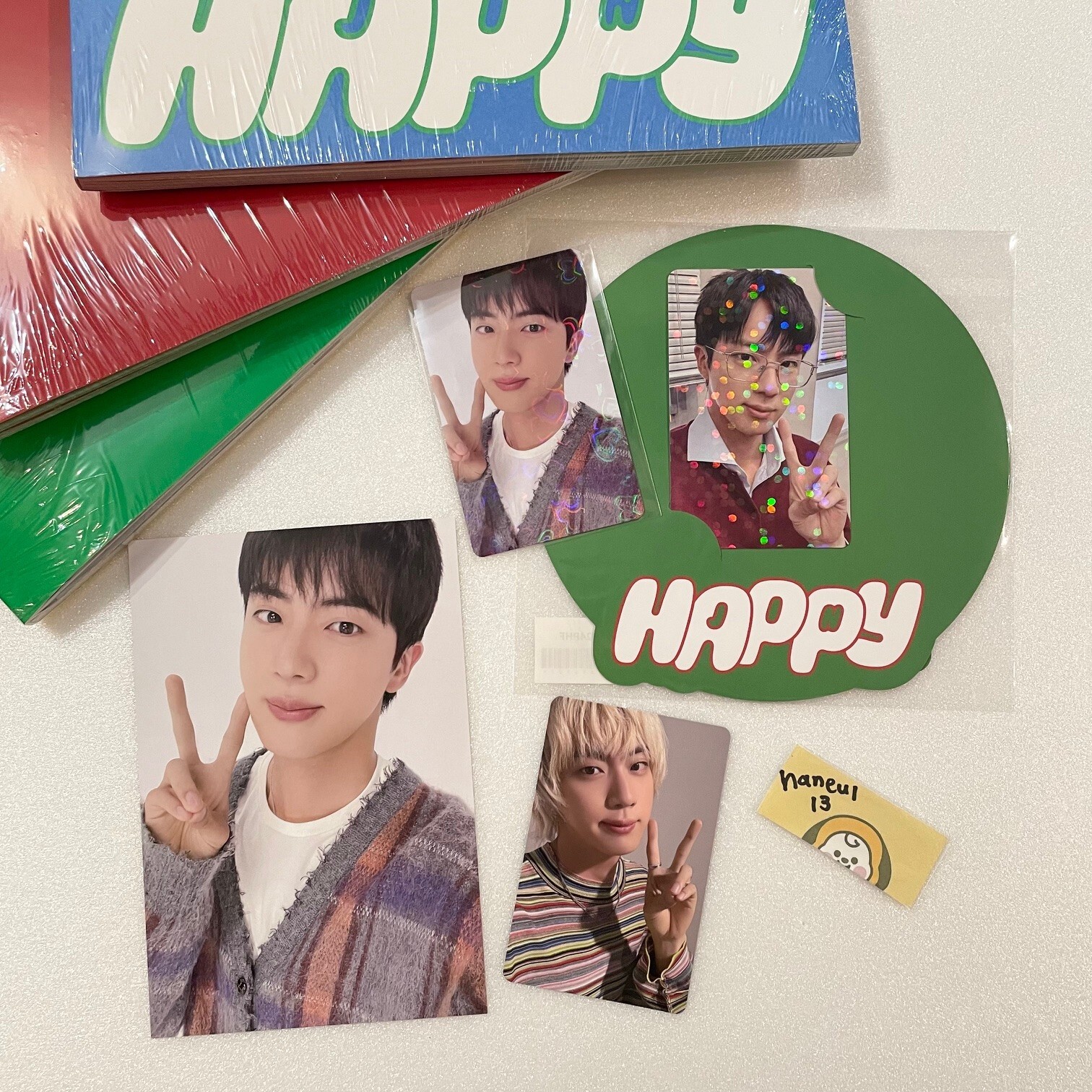 BTS JIN HAPPY JPFC UMS Limited Photocard POB Postcard BTS JIN HAPPY JPFC UMS Limited Photocard POB Postcard