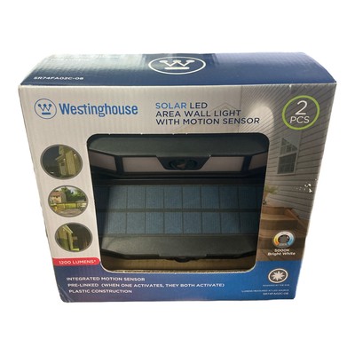 Светодиодный настенный светильник Westinghouse Solar с датчиком движения (2 шт. в упаковке)