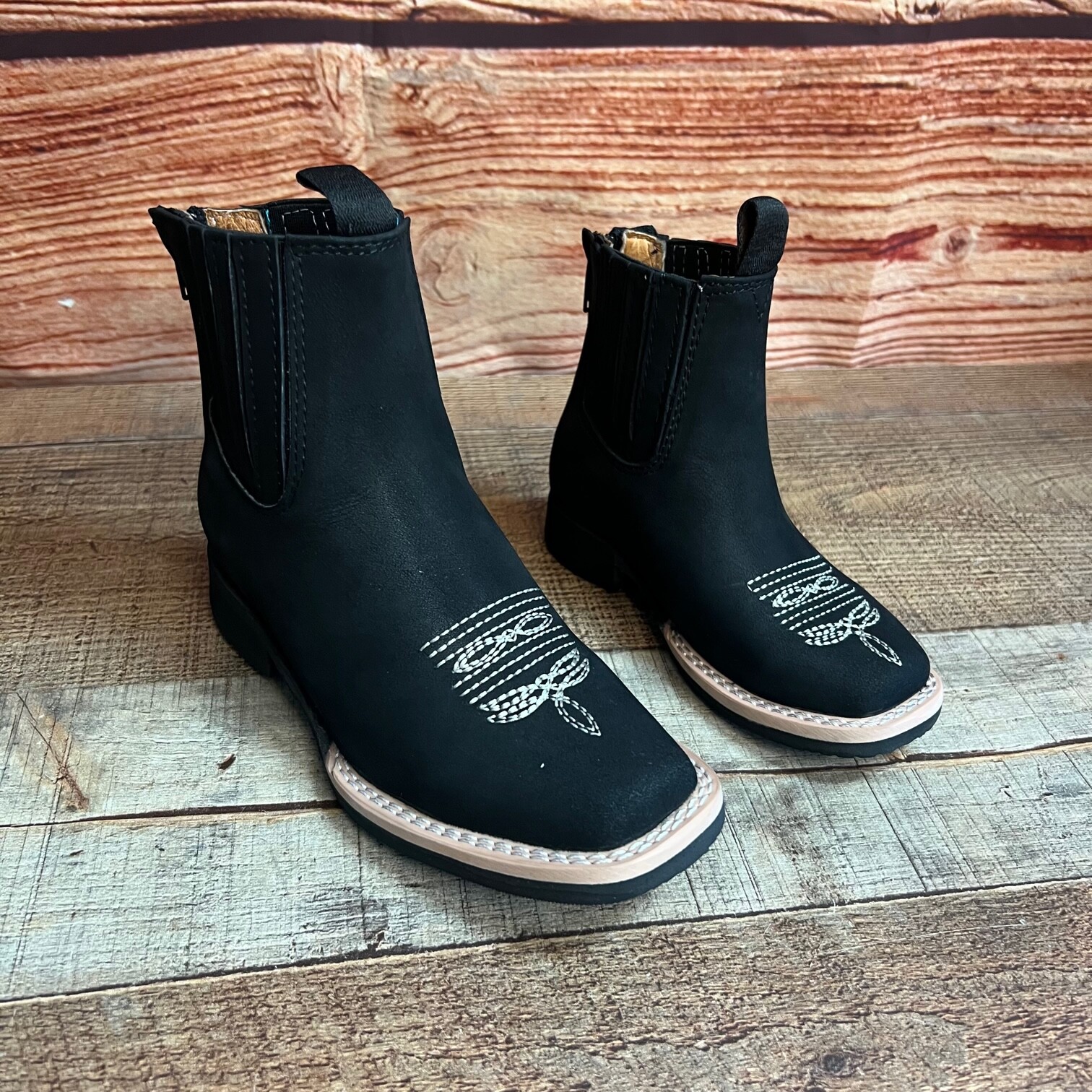 黒猫エンジェルMexico Western boots 24.5 JB-1501 Black - Cowgirl Boots for Women - Mexican Boots for