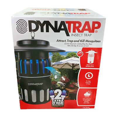 Медная ловушка для насекомых и комаров Dynatrap 1/2 акра с 2 запасными лампочками