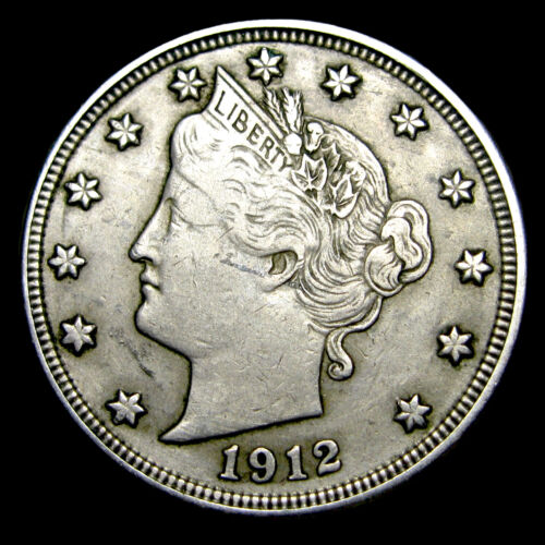 1912-S Liberty V Nickel  ---- Nice Key Date Coin ---- #QT887
