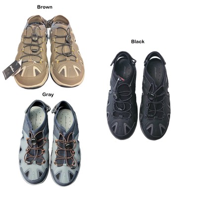Легкие водные сандалии Eddie Bauer Mens Lake Trail Bungee на шнуровке