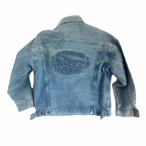 ジャケット・アウター grand canyon GDC weekend setup Medium M Grand Canyon Men's Railway Resort Jean Denim Jacket American