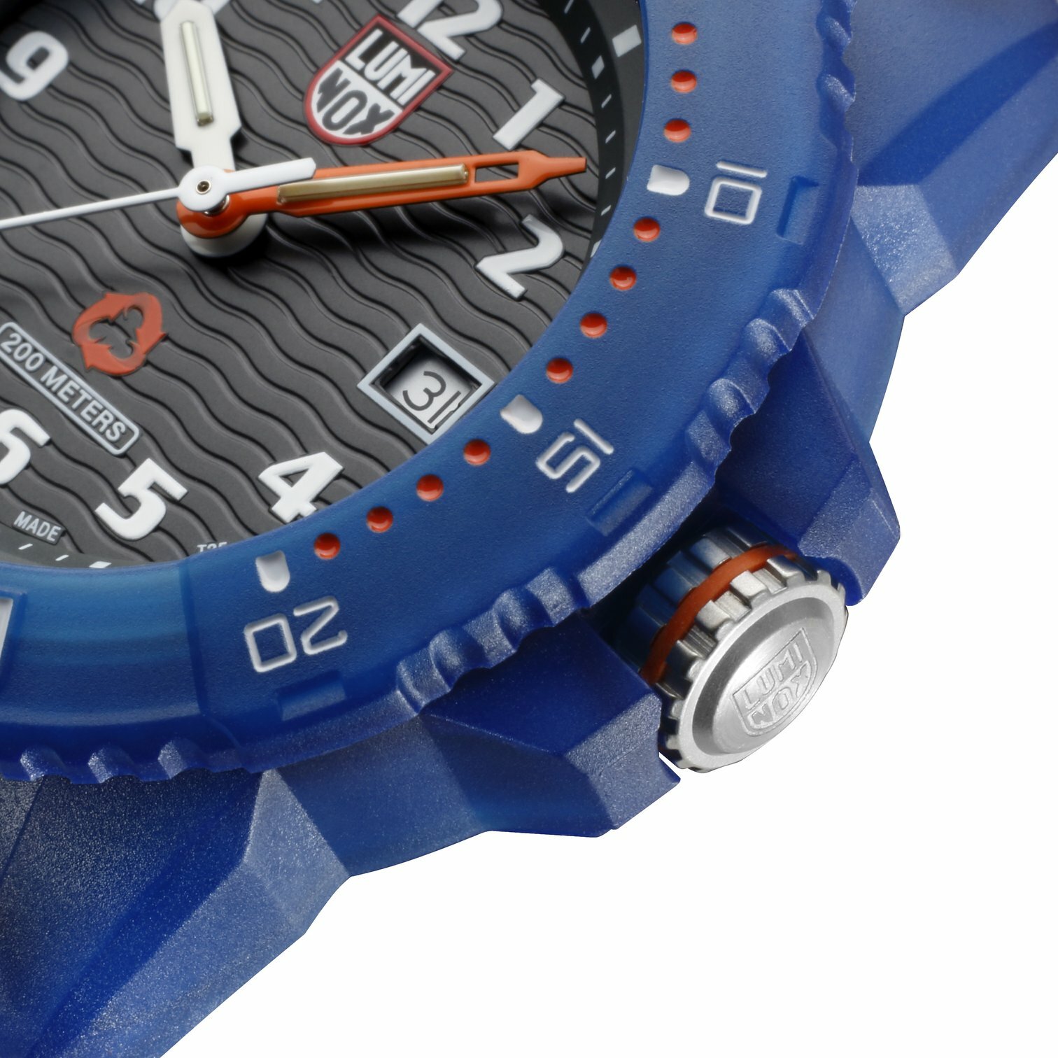 Pre-owned Luminox Xs.8902 Tide Recycled Ocean Material - Eco Series Quartz Men's Watch