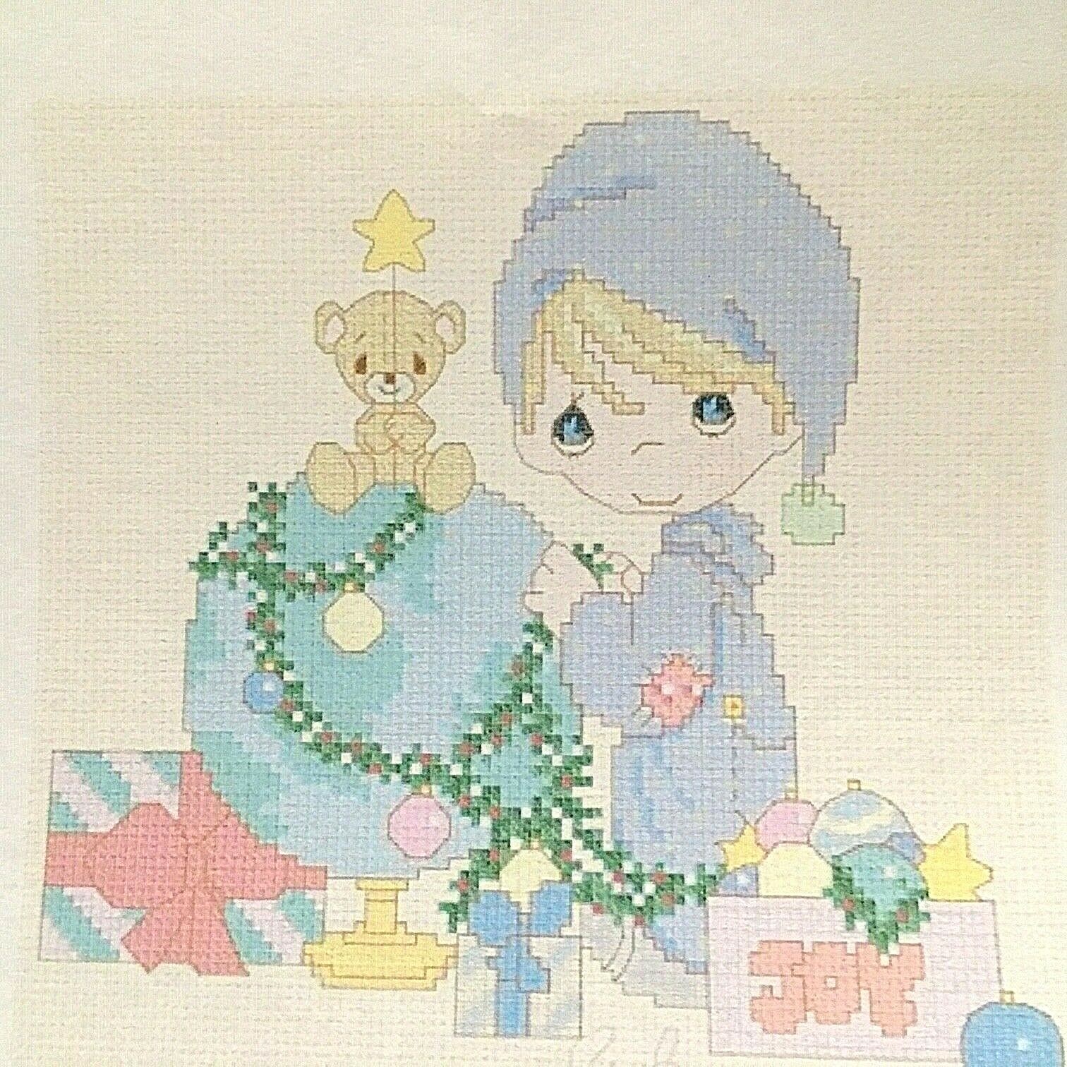 precious-moments-cross-stitch-kit-may-your-world-be-trimmed-with-joy-6-75-x-7-ebay